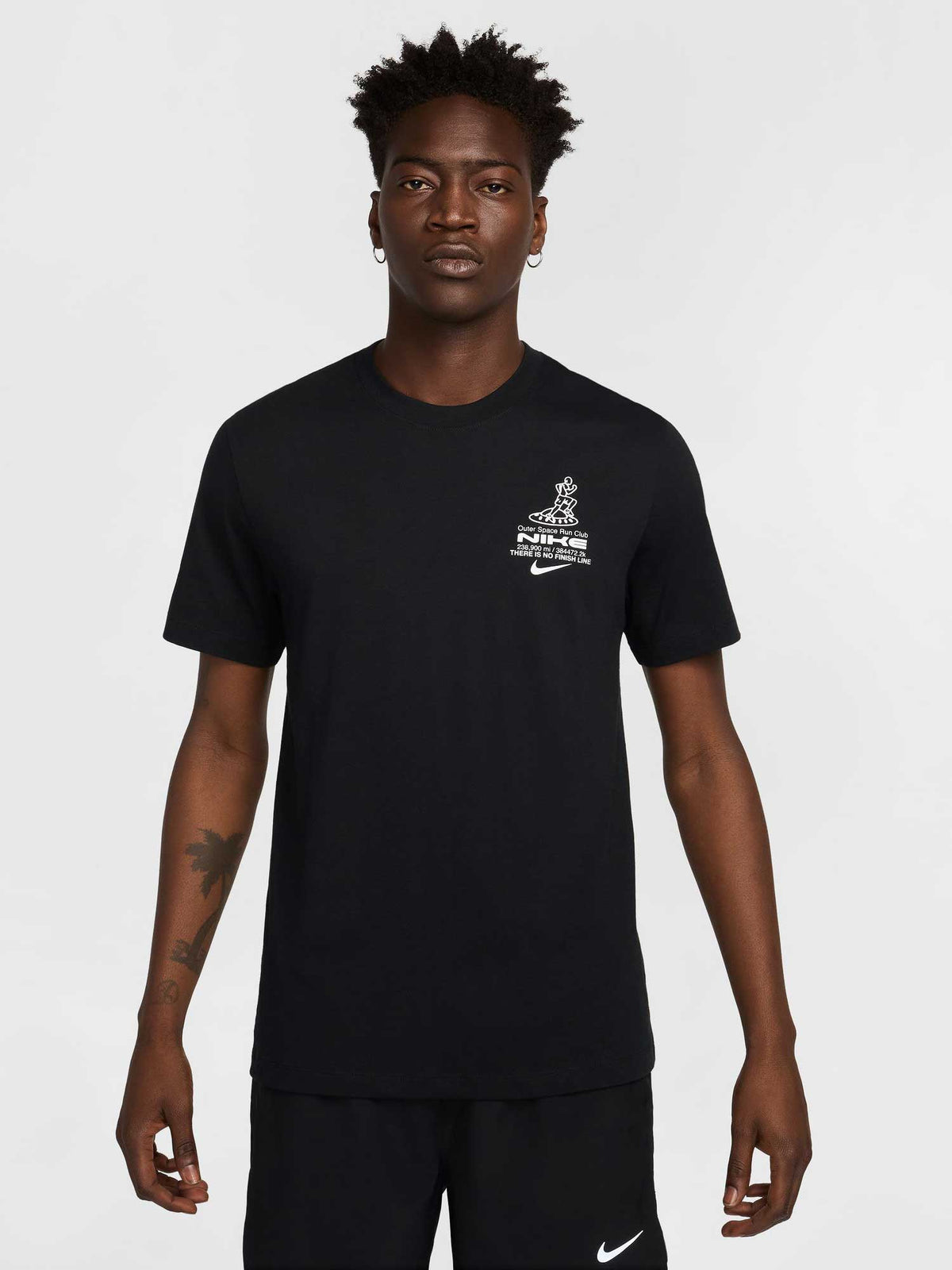 NIKE Тениска M NK TEE RUN IYKYK